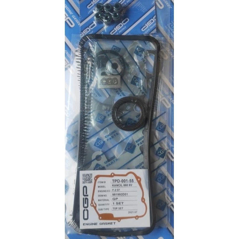 TOP OVERHAUL SET PERODUA KANCIL DAIHATSU MIRA 660 6V SOHC CARBURETOR EF-ED ENGINE