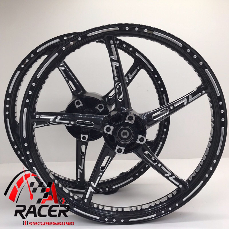 ZIAN SIAM Sport Rim PNP SP522 สีดํา Y15ZR/Y16ZR /LC5S /Y125ZR/ LC V8 อะไหล่