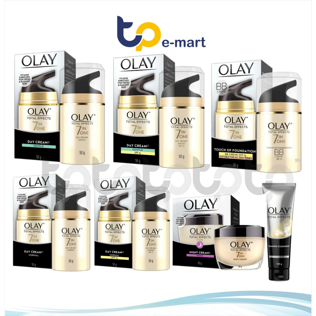 Olay Total Effects 7 In 1 Day Cream SPF15/Gentle SPF15 /BB Cream/Night Cream 50g/Anti Ageing Serum/F