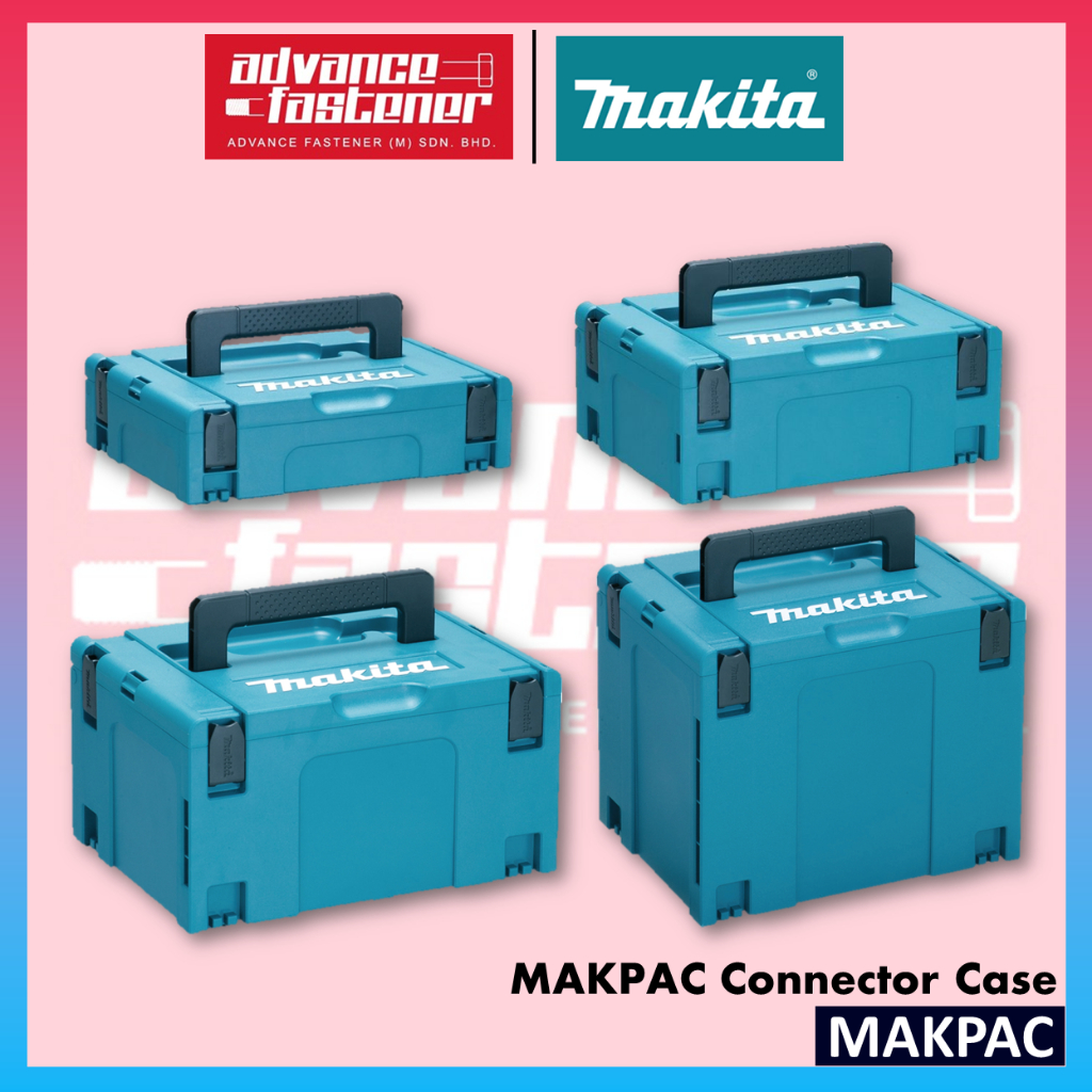 เคสเชื่อมต่อ MAKITA Makpac 4 Types (เล็ก / กลาง / ใหญ่ที่สุด) ครบชุด / Makpac Organizer