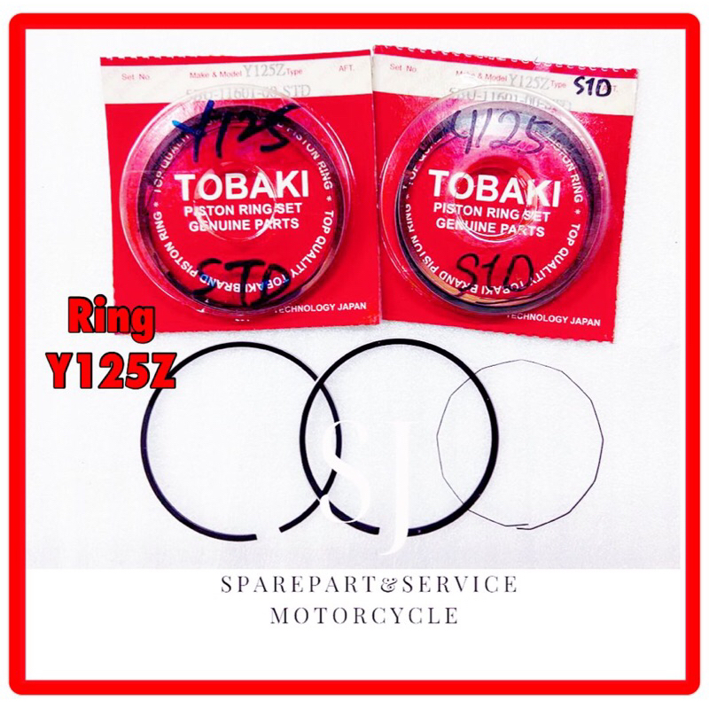 PISTON ชุดแหวน Y125Z อะไหล่ YAMAHA Y125Z PISTON RING