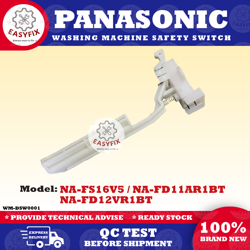 NA-FD11AR1BT / NA-FD12VR1BT NA-FS16V5 PANASONIC SAFETY LOCK สวิตช์ประตู Mla9 /