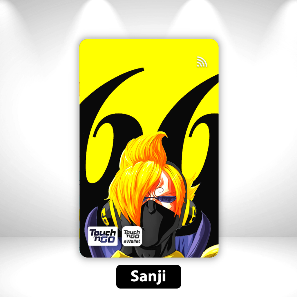 [One Piece] Sanji - Sticker Touch n Go TNG NFC Card Skincard โดย Sticko Manga