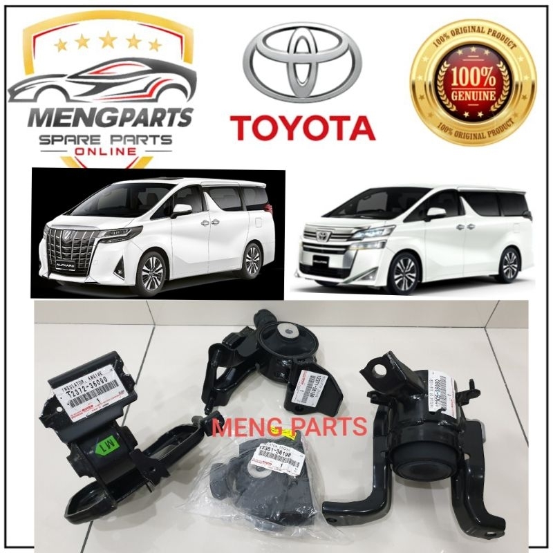 TOYOTA ALPHARD AGH30 2.5 ,VELLFIRE AGH30 2.5 ชุดติดตั้งเครื่องยนต์ *ชุด*