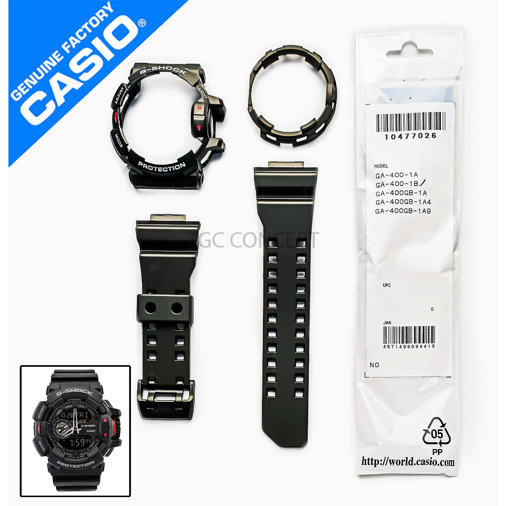 BAND & BEZEL REPLACEMENT PARTS สําหรับ G-SHOCK WATCH GA-400-1B GA-400 GA-400SK GA-400HR GA-400CS