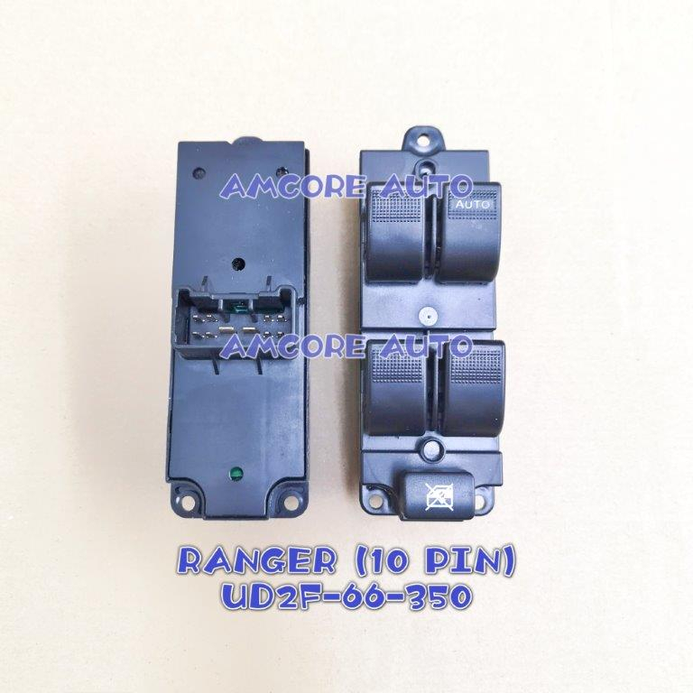 FORD RANGER - สวิตช์หลักกระจกไฟฟ้า (10 PIN)(UD2F-66-350)