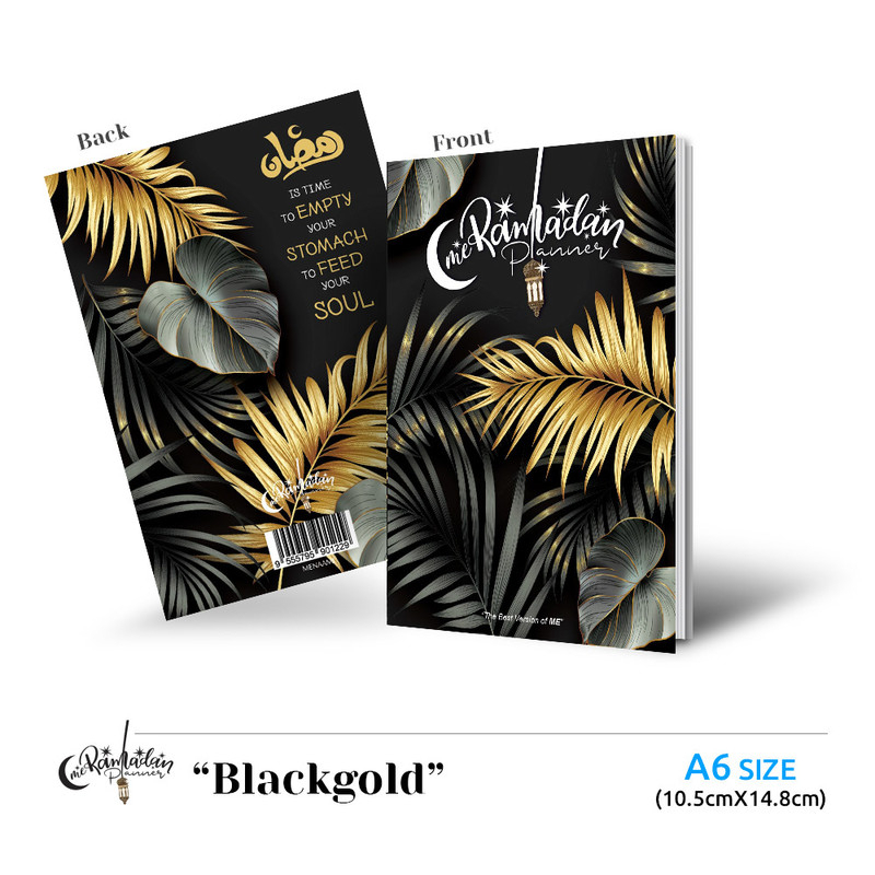 Ramadan Planner A6 - Blackgold
