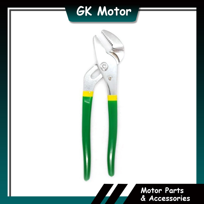 ปั๊มน้ํา PLIER PLUBING PIPE WRENCH ADJUSTABLE RATCHET STRAIGHT JAW GROOVE SPANNER PLAYAR PAM PAIP