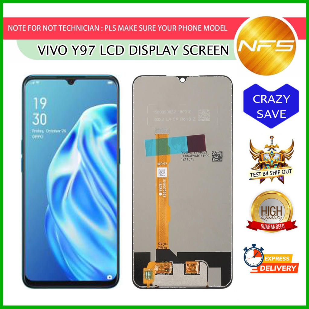 NFS - Vivo Y97/ Vivo V11i หน้าจอแสดงผล LCD หน้าจอสัมผัส digitizer