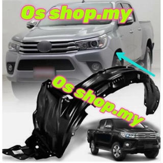 Toyota Hilux Revo GUN125 GUN126 2016-2022 บังโคลนหน้า DAUN PISANG ฝาครอบป้องกัน DEPAN + CLIP 2017 2018 2019