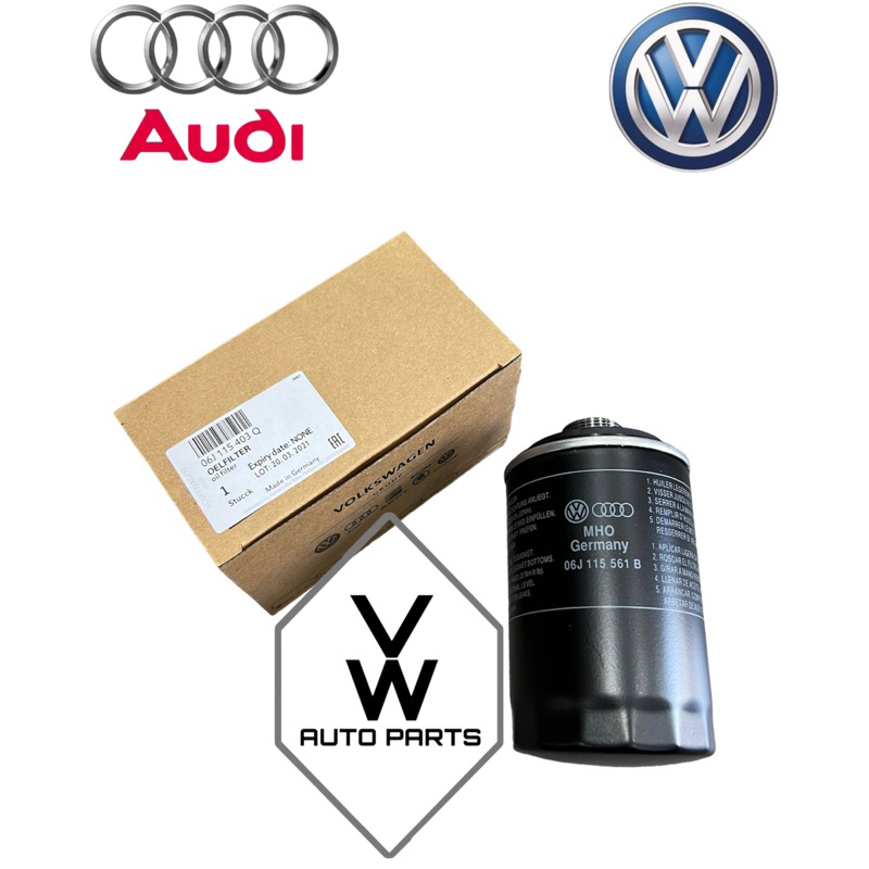AUDI A4 A5 A6 Q5 1.8L 2.0L VOLKSWAGEN GOLF GTI PASSAT 1.8 2.0 กรองน้ํามัน ( 06J115403ถาม )