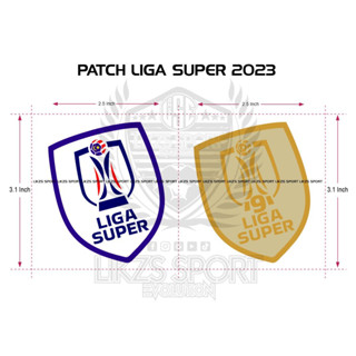 แผ่นแพทช์รีดติดเสื้อ ลาย Liga Super 2023 Collection MIX From 2012- 2023