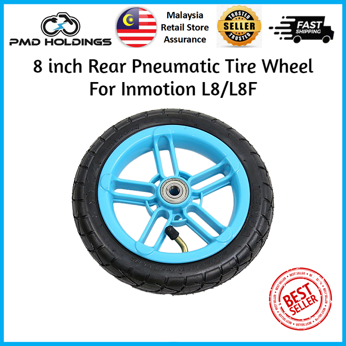 8 นิ้ว 8 นิ้วยางนิวเมติกด้านหลัง Tyre ล้อสําหรับ Inmotion L8 / L8F สกู๊ตเตอร์ไฟฟ้าอะไหล่ทดแทน