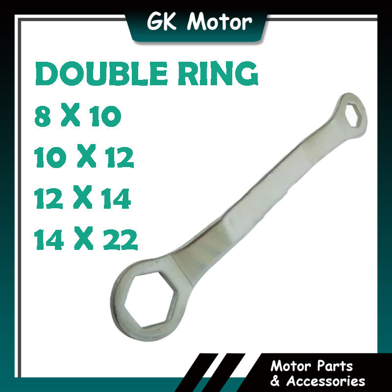 ยี่ห้อความปลอดภัย DOUBLE RING WRENCH DOUBLE RING TOOL SPNAR DOUBLE RING 8X10 10X12 12X14 14X22