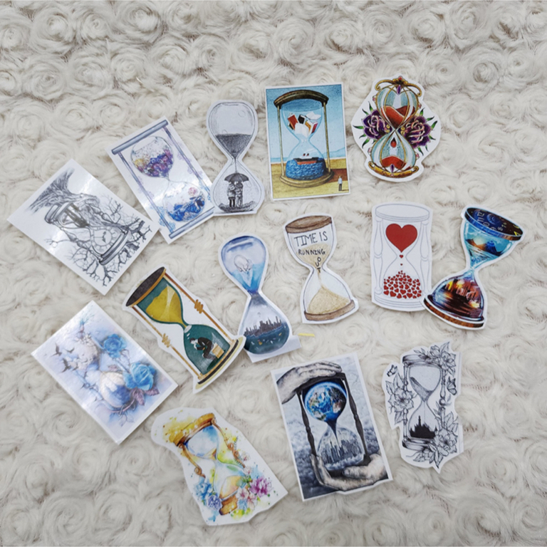 Setia Kraf HourGlass Design Journal Stickers