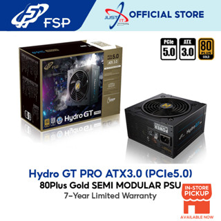 Fsp ไฮโดร GT PRO ATX3.0 ( PCIe5.0 ) 850W / 1000W สีทอง กึ่งโมดูลาร์ แหล่งจ่ายไฟ - PSU