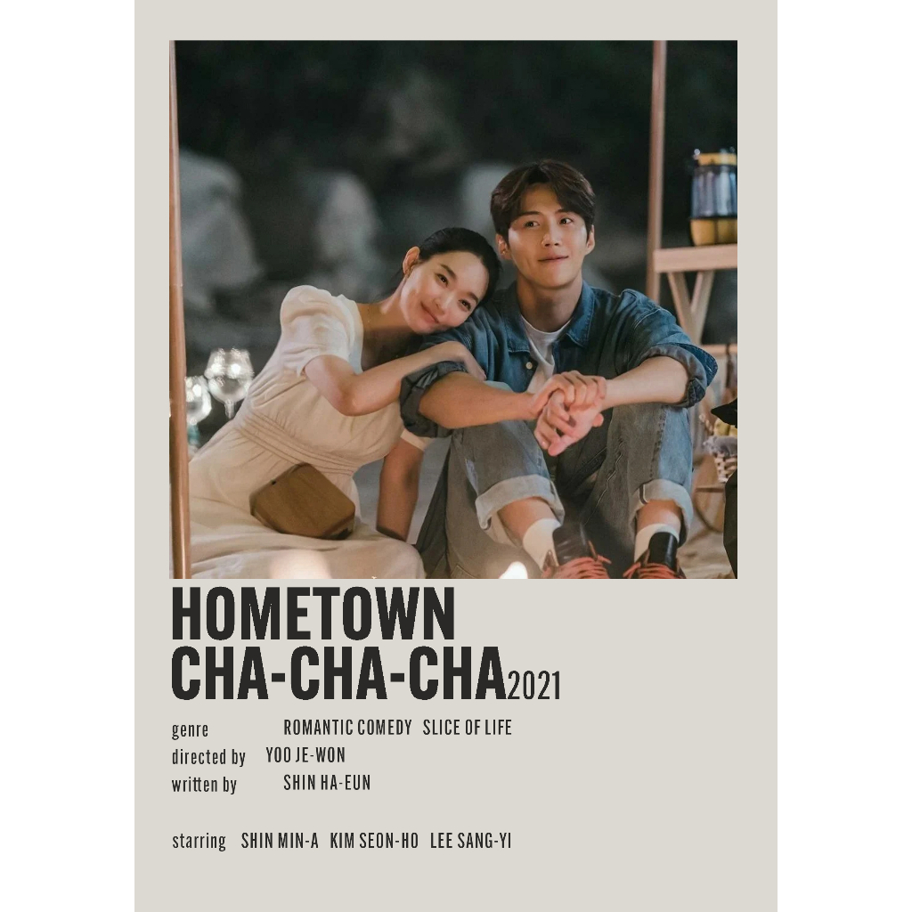 โปสเตอร์ละครเกาหลี/ภาพยนตร์ Hometown Cha-Cha-Cha สําหรับห้อง/ตัดผมติดผนัง