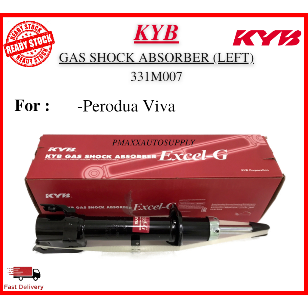 ORIGINAL KYB PERODUA VIVA ALL ABSORBER FRONT RIGHT LEFT KYB NEW ORIGINAL GAS RH LH 331M007 (FRONT LH