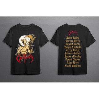 เสื้อยืดโลโก้ OBITUARY