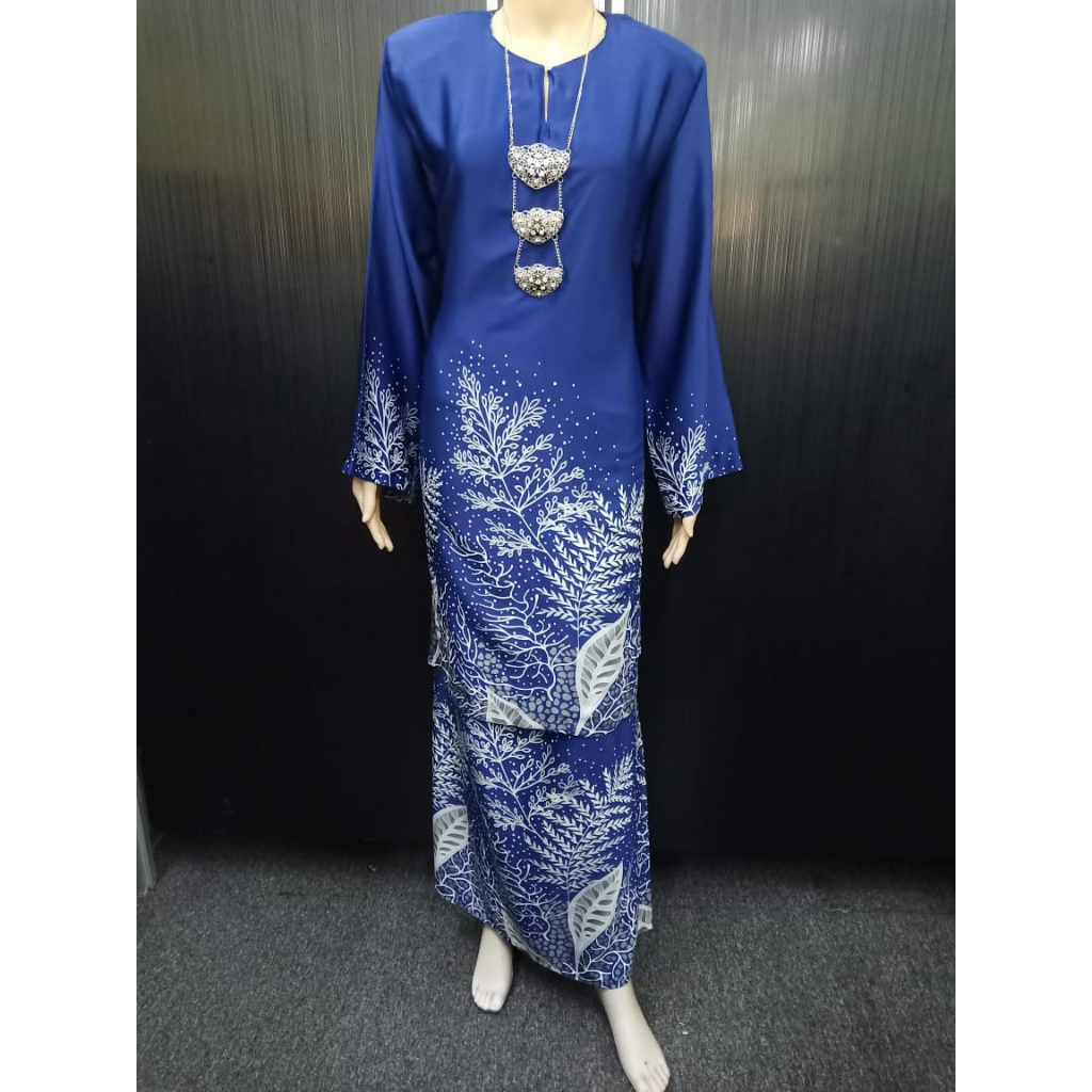 Ella Batik Pahang Kurung Dress (KB23034) Seta Pura Silk BBSjb