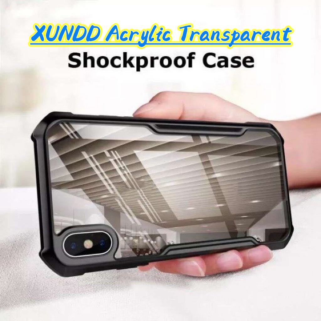 Oppo Reno 10 2 2f 5f 6 7 8 8z 8t Pro 5G Plus XUNDD อะคริลิคใสโปร่งใสกันกระแทก Hard Cover Case