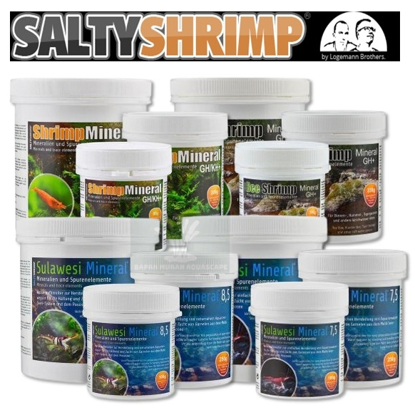 แร่ธาตุกุ้งเค็ม GH KH+ GH+ Sulawesi Mineral 7.5 8.5 Repack Loose Pack น้ําแร่กุ้งพารามิเตอร์