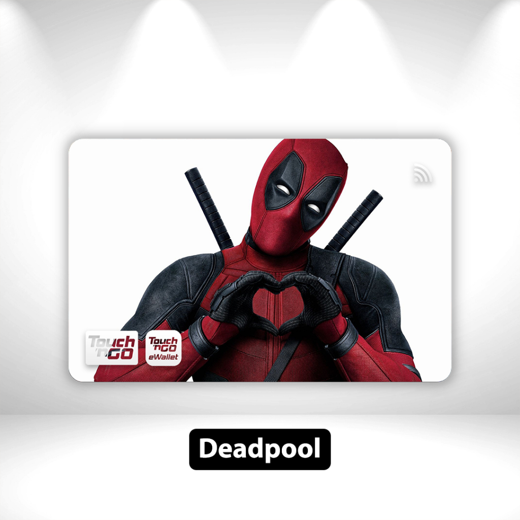 [MARVEL] Deadpool- Sticker TNG Sticker TNG NFC CHIP Card Skincard Sticker โดย Sticko Touch n Go