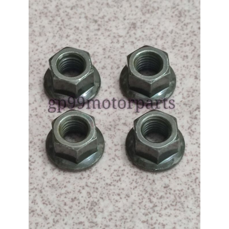 YAMAHA Y100 Y110 SS2 Y125Z RXZ BLOCK HEAD NUT สีเขียวสี STUD NUT - รูปที่ 4