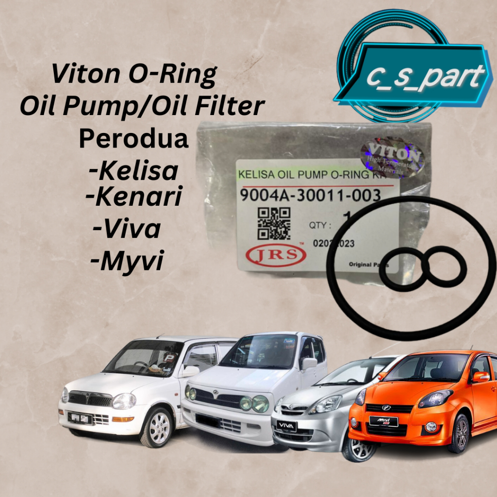 Peoruda Kelisa Kenari Viva Myvi Oil Pump O Ring/ กรองน้ํามัน O Ring Viton