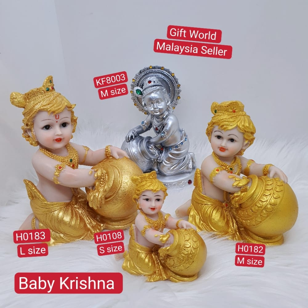 KRISHNA / BABY KRISHNA / LITTLE KRISHNA STATUES ** เกาะจาก KL