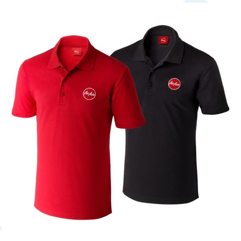 เสื้อยืดโปโล AirAsia Iconic Red/Black (S/M/L/XL)
