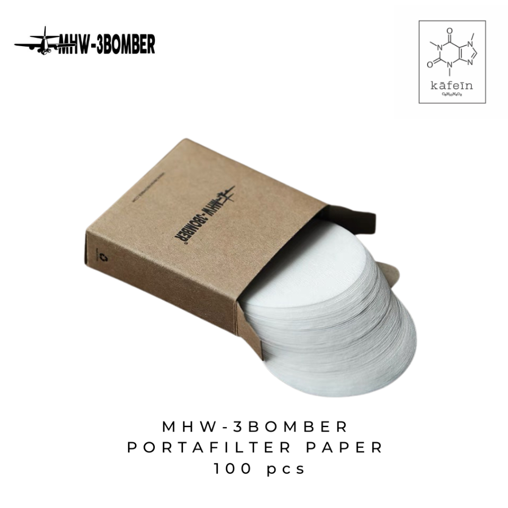 MHW-3Bomber Portafilter กระดาษ 51MM 53MM 58MM 100PCS