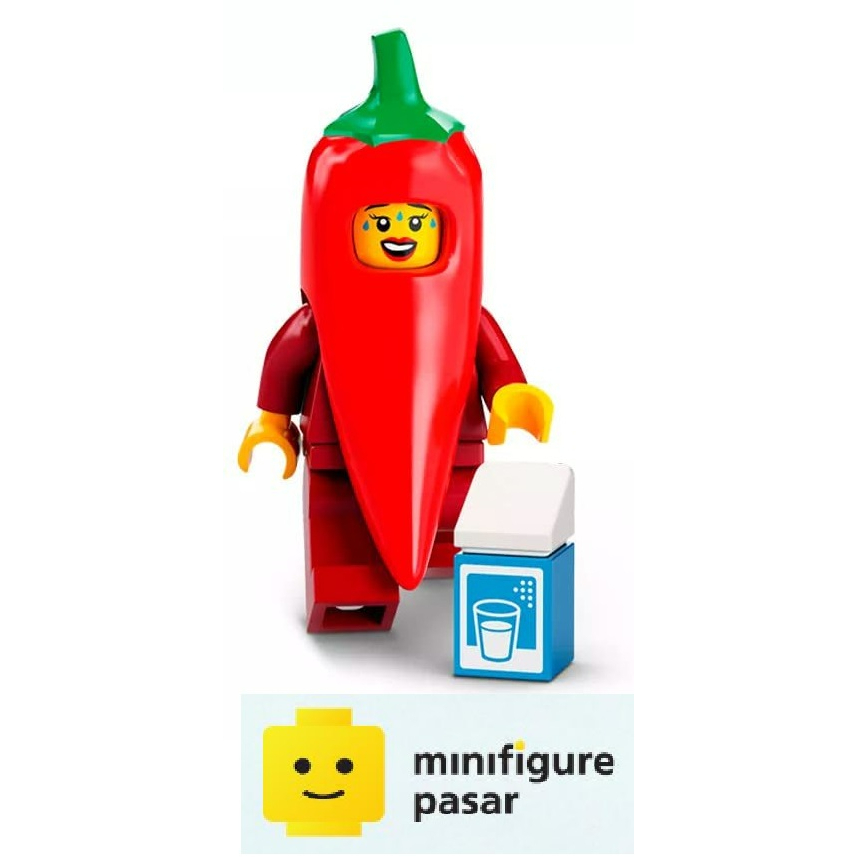 [MP] Lego 71032 Collectible Minifigure Series 22: No 2 - พัดลมคอสตูมพริก - ใหม่