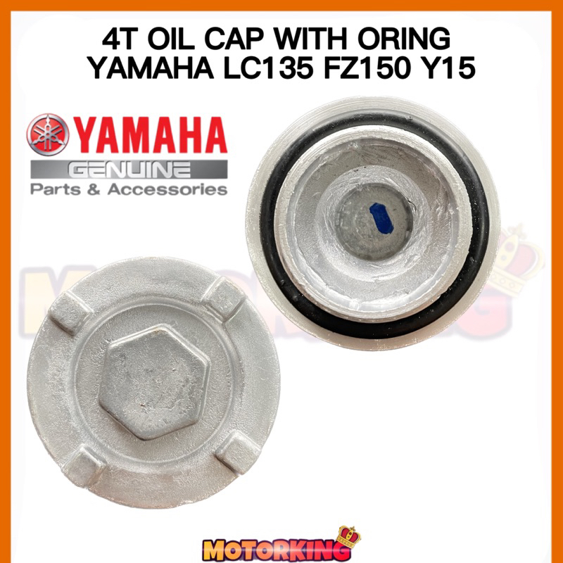 หมวกน้ํามัน MINYAK 4T พร้อมปีก YAMAHA LC135 V1-V6 FZ150 Y15 PENUTUP MINYAK ENGINE 4T ANTI LEAKAGE