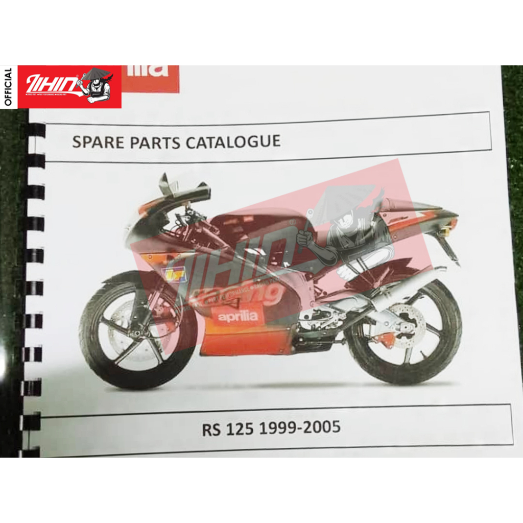 Aprilia RS 125 340X 1999-2005 SPARE PARTS CATALOGUE