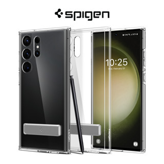 Spigen Galaxy S23 Ultra Case Ultra Hybrid S เคสใส ขาตั้งในตัว การออกแบบที่บางเฉียบ