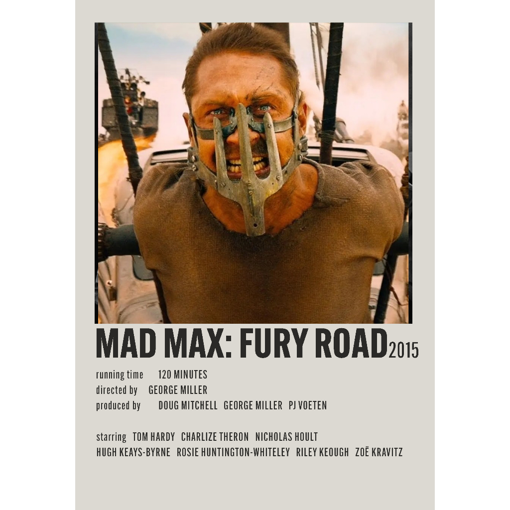 โปสเตอร์ภาพยนตร์ MAD MAX FURY ROAD สําหรับช่างตัดผมห้อง/ผนัง