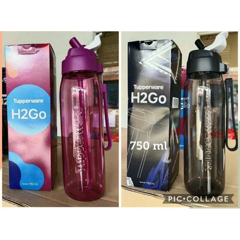 Tupperware H2GO 500ml & 750ml พร้อมหลอด 500ml & 750ml ไม่มีหลอด