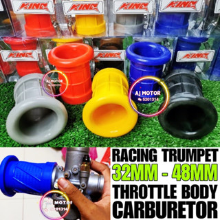 ท่ออากาศคาร์บูเรเตอร์ ท่อร่วมไอดี Y15ZR Y16ZR RS150 SRL115-FI ขนาด 32 มม.-48 มม. สําหรับแข่งรถ