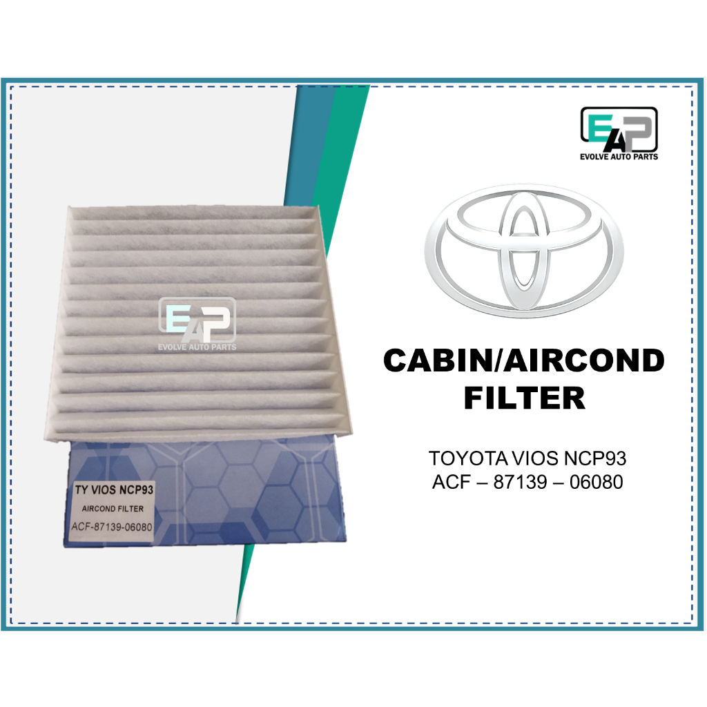 กรองแอร์ / กรองแอร์ Toyota Vios NCP93 ACF-87139-06080
