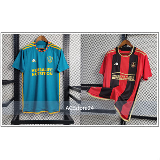 เสื้อกีฬาแขนสั้น ลายทีม MLS LEAGUE LA Galaxy Away Atlanta United Seattle Sounders Fan Issue 23 24 ชุดเยือน