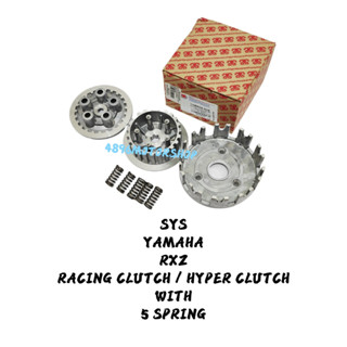 Sys RACING HYPER CLUTCH พร้อม 5 SPRING YAMAHA RXZ CATALYZER MILI CATA UMA RACING TOBAKI