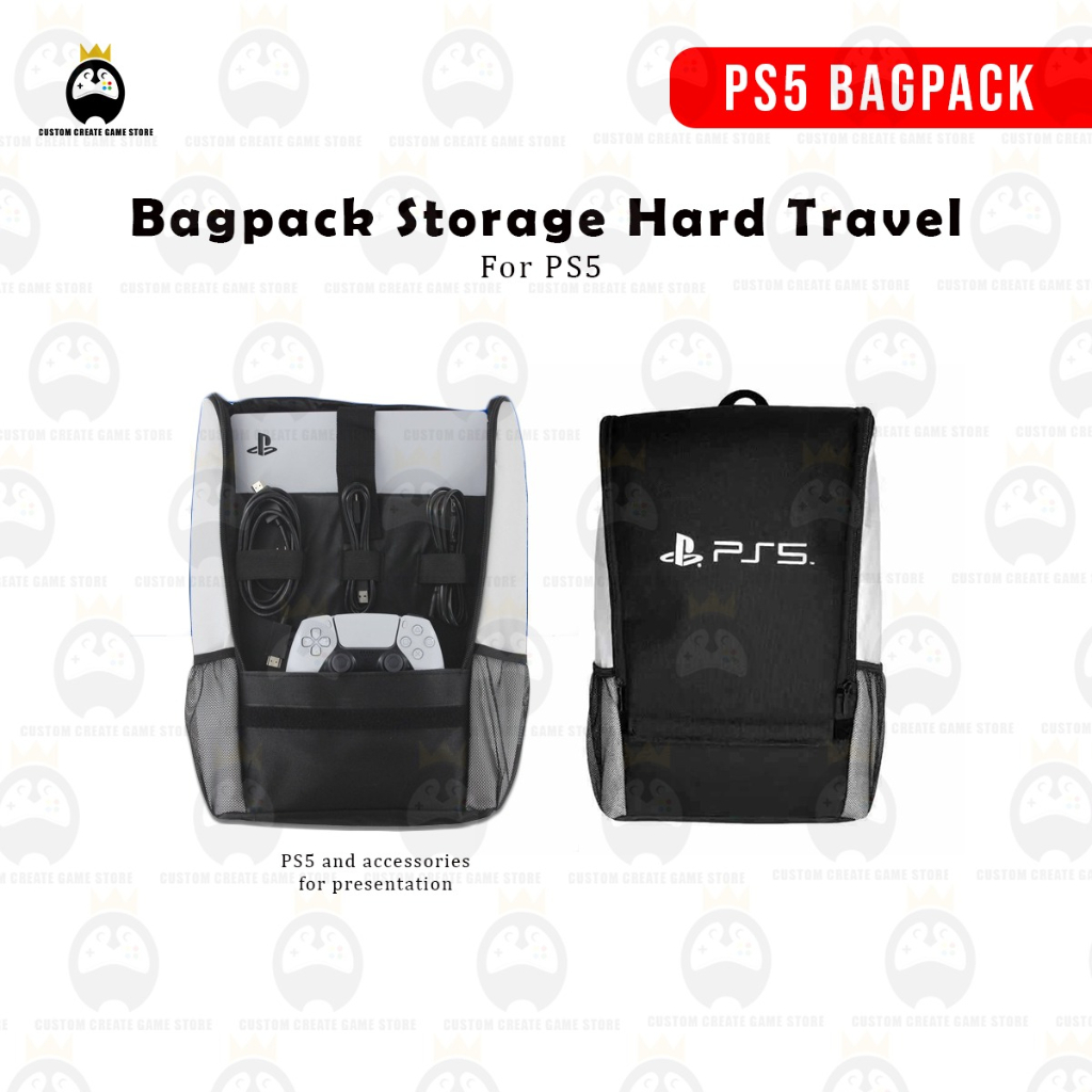 กระเป๋าเป้สะพายหลัง PS5 PS4 แบบพกพา สําหรับ Sony Playstation 5