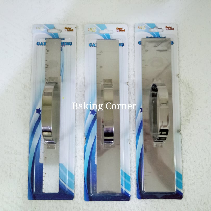 S/S CAKE CUTING 10" X 1" / 10" X 1.5" / 10" X 2" / RULER