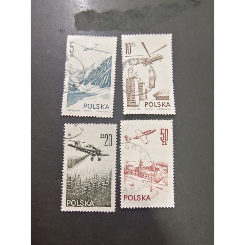 Poland16 Poland 1976 แสตมป์ 4v ครบชุดมือสอง