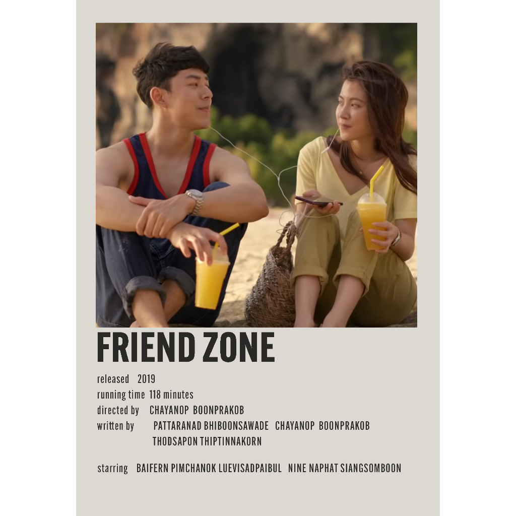 โปสเตอร์ Movie FRIEND ZONE สําหรับช่างตัดผมห้อง/ผนัง