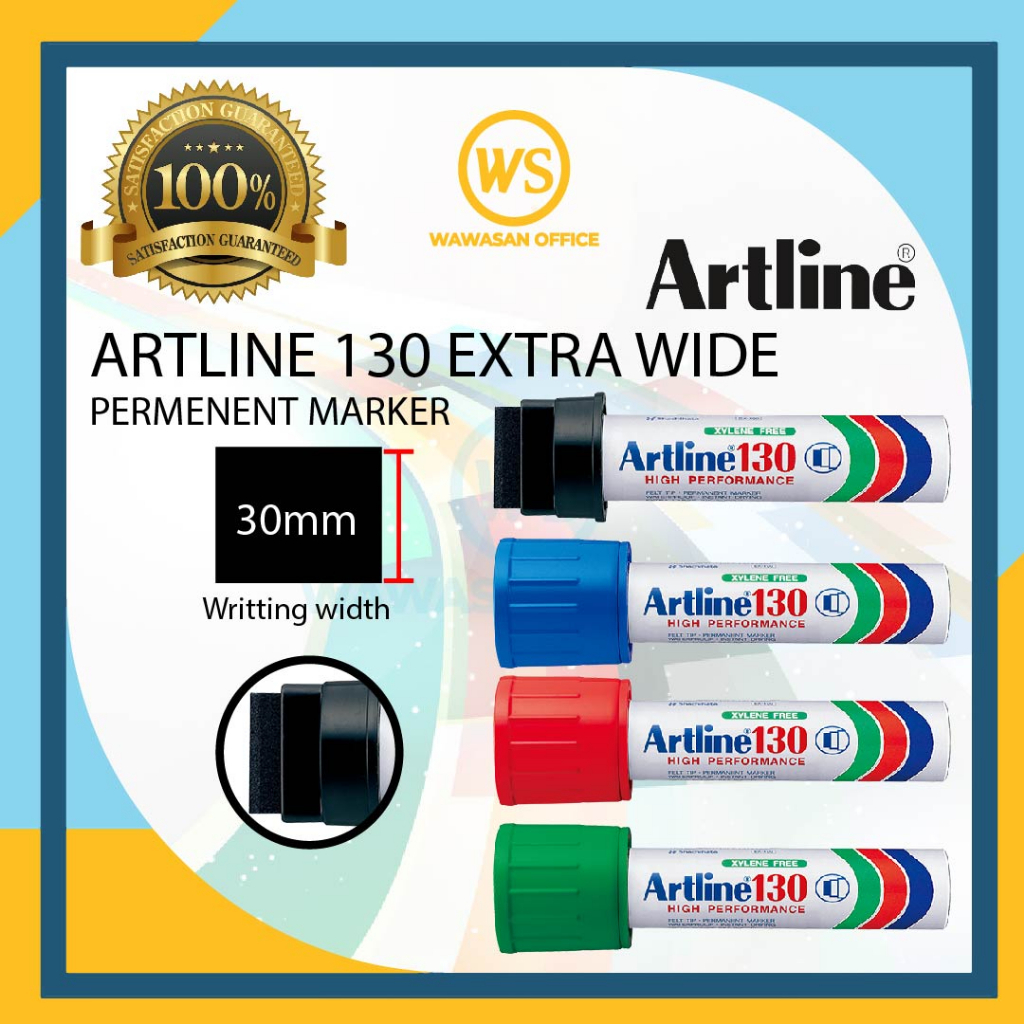 Artline 130 ปากกามาร์กเกอร์ถาวร / ปากกามาร์กเกอร์ขนาดใหญ่ / ปากกามาร์กเกอร์ถาวร / ปากกามาร์กเกอร์ Ar