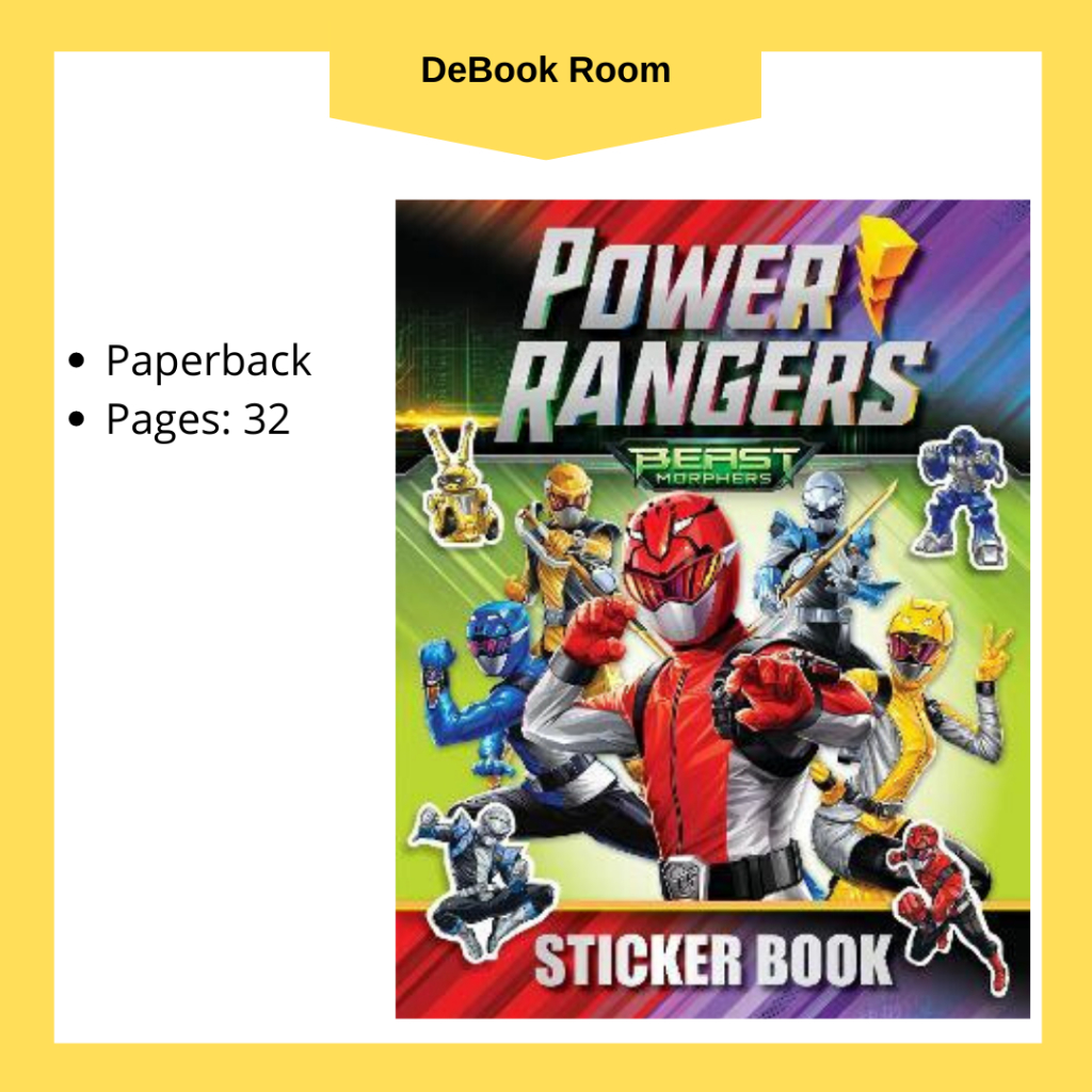 หนังสือสติ๊กเกอร์ Power Rangers Beast Morphers