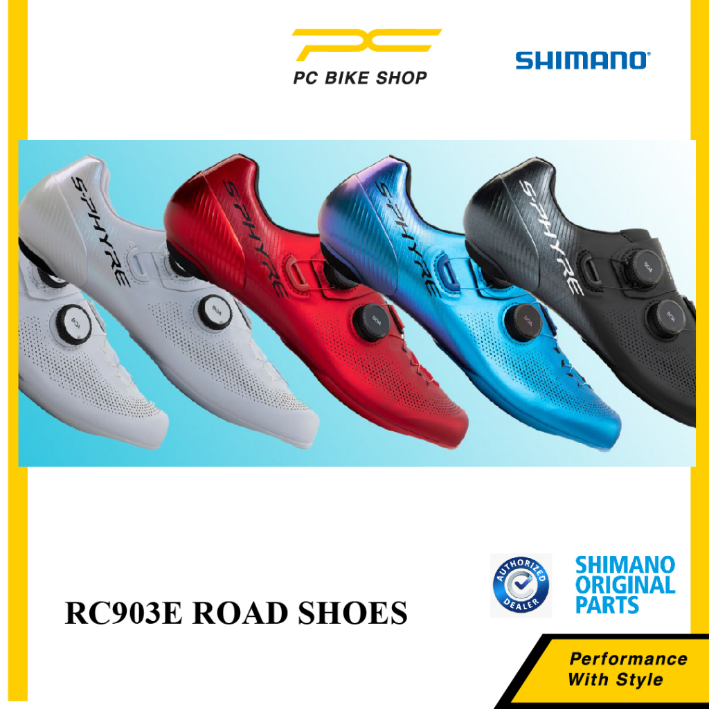 ใหม่ SHIMANO RC903E RC9 WIDE CYCLING รองเท้า ROAD BIKE 903