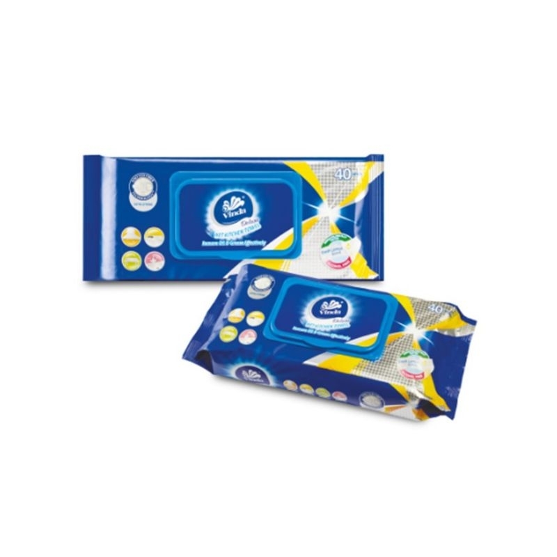 Vinda Deluxe Kitchen Wipes 2x40s
